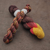 Noisette Fing - "Pooling" Marrons grillés / Sorbet papaye / Mangue - 50g