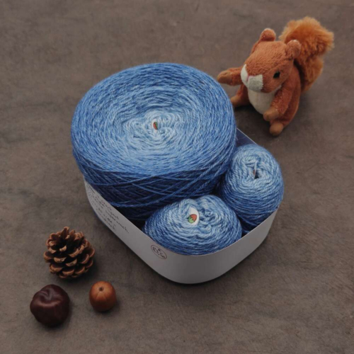 Kit Gradient T-shirt - Eucalyptus Light Sport - Denim Gradient - 250g