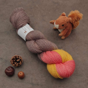 Collection Pooling - Kit N°2 Jardin fleuri - Marrons grillés/Mangue/Sorbet papaye (écheveau en stock)