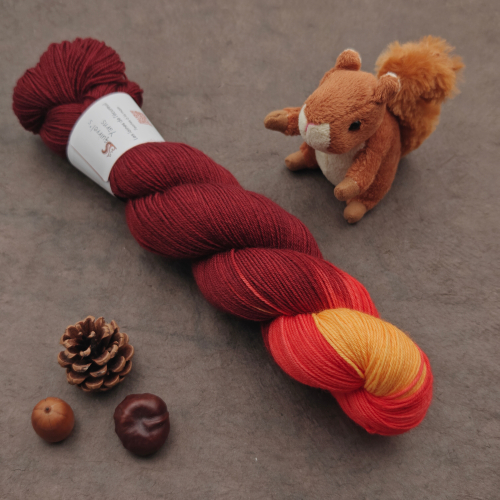 Noisette Fing - "Pooling" Grenat / Amaryllis / Sorbet à l'orange - 100g