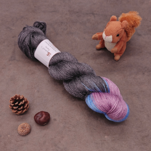 Collection Pooling - Kit N°1 Leeloo Top - Charbon/Myosotis/Le goût des violettes (écheveaux en stock)
